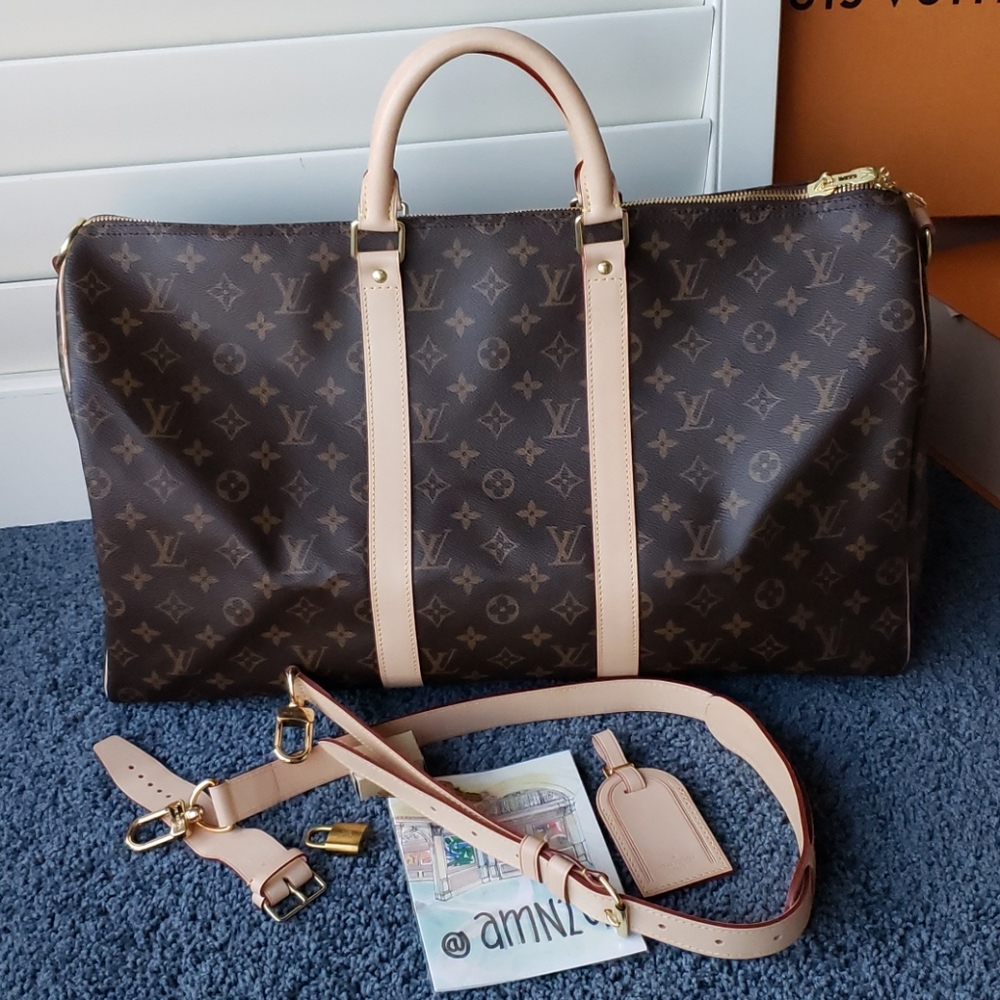Louis Vuitton Monogram Keepall Bandouliere 50